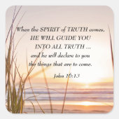 真理の霊があなたを導く、サンセット スクエアシール (正面)