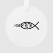 真理は宗教素晴らしに勝る オーナメント (裏面)