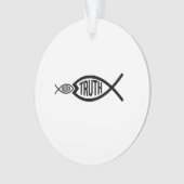 真理は宗教素晴らしに勝る オーナメント (正面)