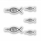 真理は宗教素晴らしに勝る シール (正面)