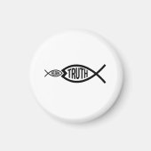 真理は宗教素晴らしに勝る マグネット (正面)