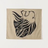 真理は獅子座に似ている タペストリー (正面(横))