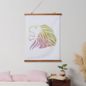 真理は獅子座に似ている 吊り下げ型タペストリー (寝室)