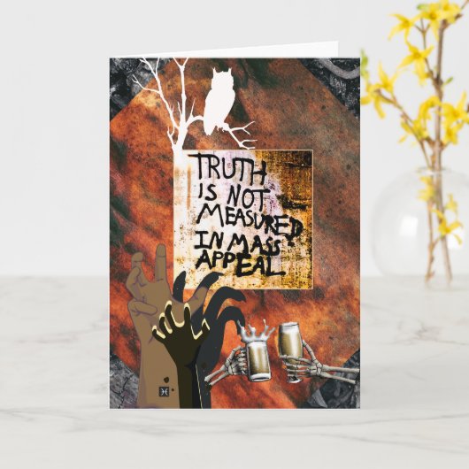 真理は量感に苦しむ カード (黄色い花)