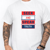 真理を求話める Tシャツ