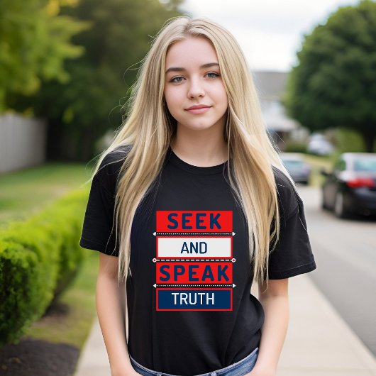 真理を求話める Tシャツ
