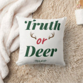 真理又は鹿 クッション (ブランケット)