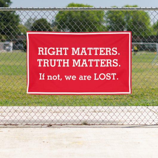 真理弾劾の抗議サイン 横断幕 (インサイチュ)