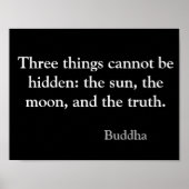 真理感動的仏引用文ポスター ポスター (正面)