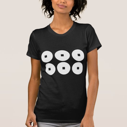 真田六文銭 Tシャツ (正面)