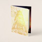 真田幸村 箔カード (正面)