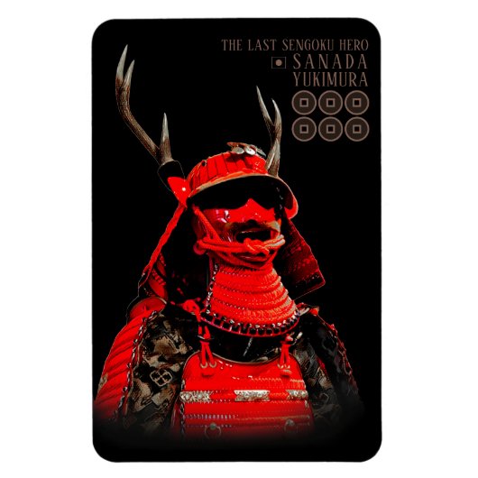 真田幸村(赤) マグネット (縦)