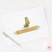 真空おもしろい化 楕円形シール (封筒)