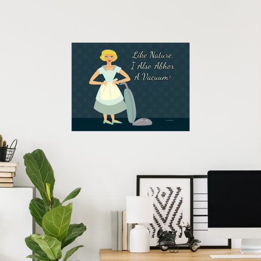 真空が大嫌い ポスター (ホームオフィス)