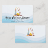 真空クリーナー | クリーニングサービス 名刺 (正面/裏面)