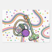 真空パーティー包装紙 ラッピングペーパーシート (正面2)