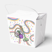 真空パーティー紙Favor Box、取り出し2x2x2.75 フェイバーボックス (裏面サイド)