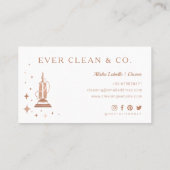 真空プロフェッショナルメイド&ハウスクリーニング事業 名刺 (裏面)