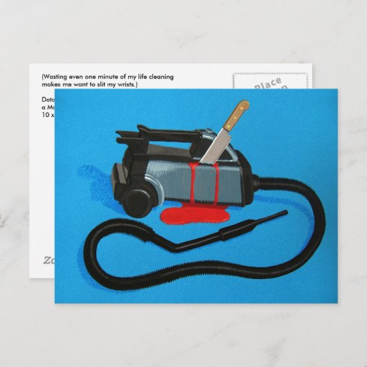 真空殺人 ポストカード (正面/裏面)