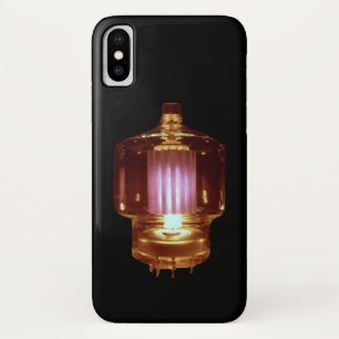 真空白熱［赤熱］光を放つ管を送る iPhone X ケース