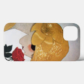 真紅のバラの女性 Case-Mate iPhoneケース (裏面 (横))