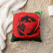 真紅のバラの愛 クッション (ブランケット)