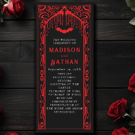 真紅のヴァンパイア大聖堂 ゴシックウェディング プログラム