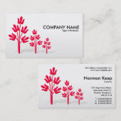 真紅の木々3 名刺 (正面/裏面)
