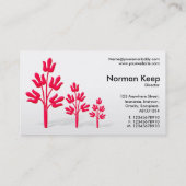真紅の木々3 名刺 (裏面)