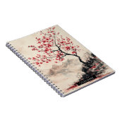 真紅の桜山の静けさ (1) ノートブック (右側)