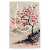 真紅の桜山の静寂 (1) ミディアムペーパーバッグ (正面)