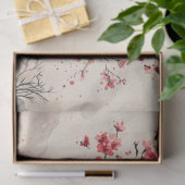 真紅の桜山の静寂 (1) 薄葉紙 (ギフト)