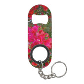 真紅の花々:赤いブーゲンビリアの舞 キーホルダー栓抜き (裏面)
