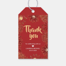 真紅の蓮の花と睡蓮の花のオリエンタル フラワー ウェディング