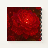 真紅の薔薇の妖精 ロマンティックファンタジー恋愛 ノートブック (裏面)