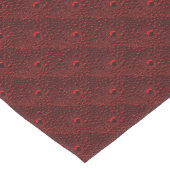 真紅の金属上の水滴 ミディアムテーブルランナー (コーナー)