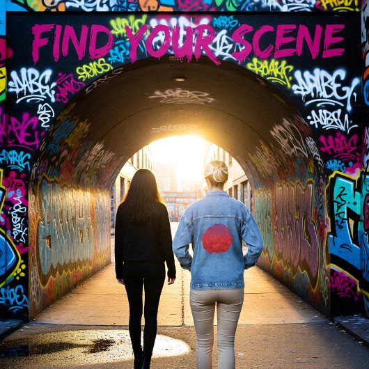 真紅の黄昏の霞 デニムジャケット