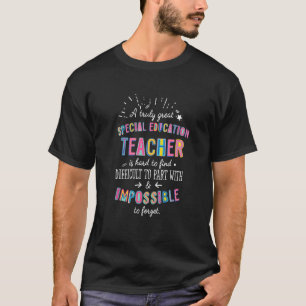 真素晴らしに特別な教育先生評価 Tシャツ