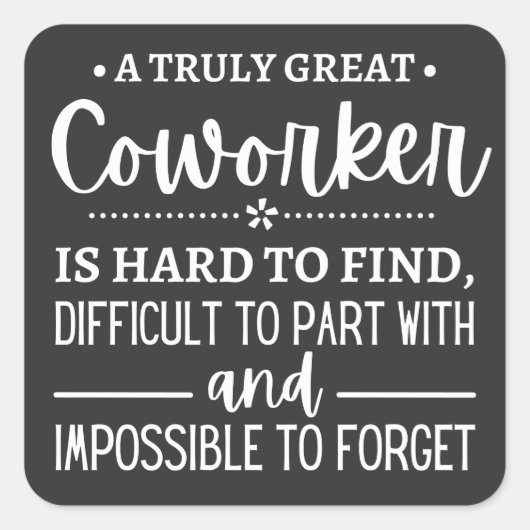 真素晴らしの同僚 スクエアシール (正面)