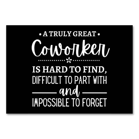 真素晴らしの同僚 テーブルナンバー (正面)