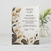 真素朴にフィエスタフローラスペインのバラ結婚ズ 招待状 (スタンド正面)