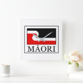 真緒里 スクエア壁時計 (ホーム)