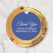 真航海の鍮ポート結婚穴 フェイバータグ (正面)