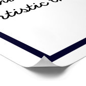 真芸術的実 – ファンゴッホ引用文 – アートプリント ポスター (角)