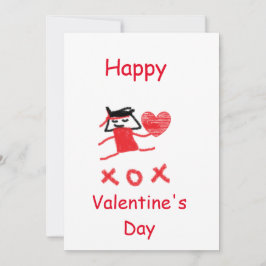 真菌のバレンティインカード 招待状