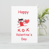 真菌のバレンティインカード 招待状 (スタンド正面)