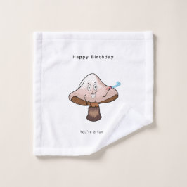 真菌の誕生日おめでとう ウォッシュタオル