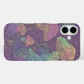 真菌サイケデリック銀河系- IPhone 16ケース Case-Mate iPhoneケース (裏面 (横))