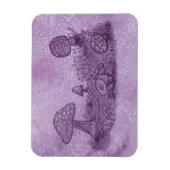 真菌メドウ長方形マグネット マグネット (縦)