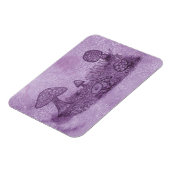 真菌メドウ長方形マグネット マグネット (左側)